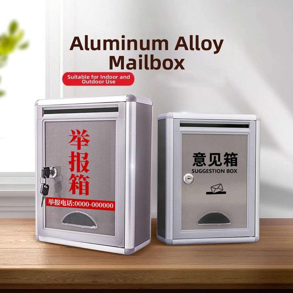 Lockbox Key Secure - Aluminium-Legierung Abschließbare Wahlurne Sicher mit Schlüssel