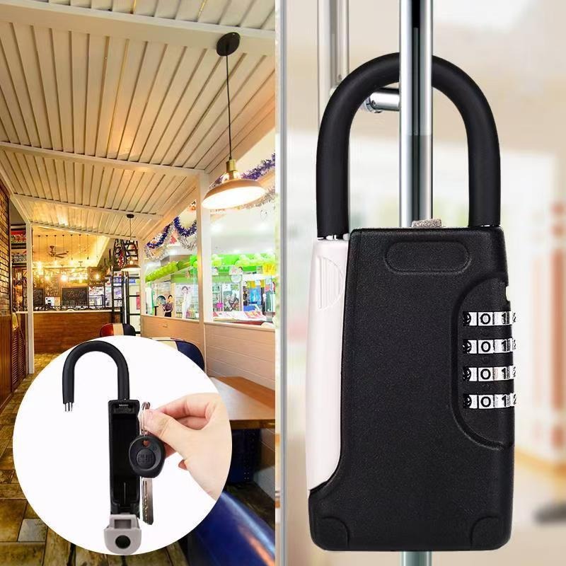 Lockbox Key Secure - Mini-Passwort-Schlüsselsafe ohne Installation, tragbare Diebstahlsicherung für