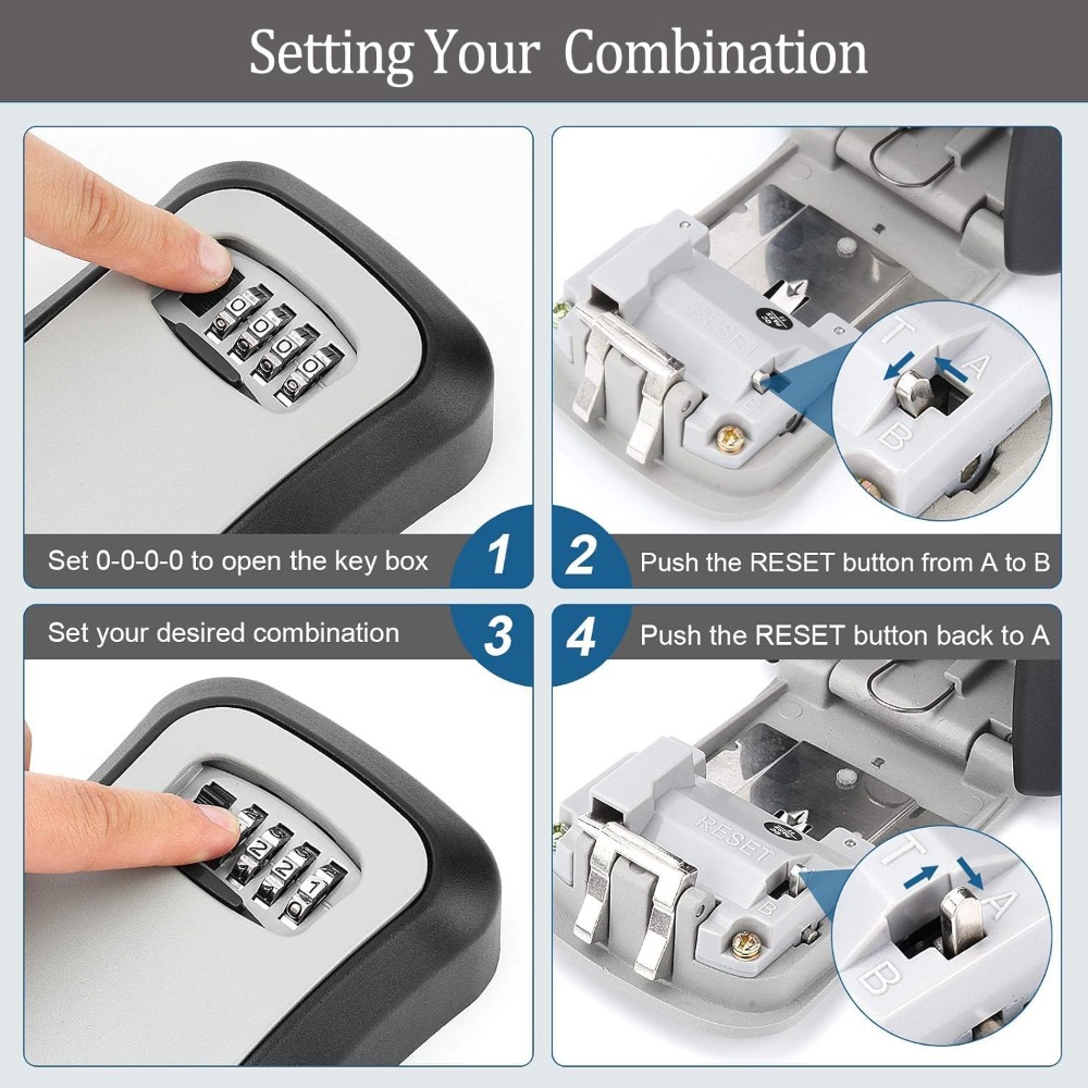 Schlüsselsicherer, an der Wand – Lockbox Key Secure Bewertung und Preis