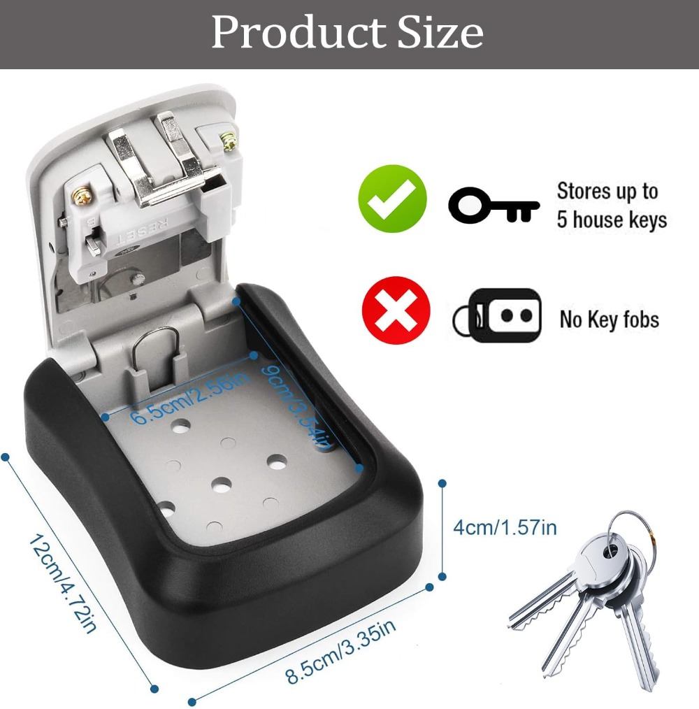 Schlüsselsicherer, an der Wand – Lockbox Key Secure Bewertung und Preis