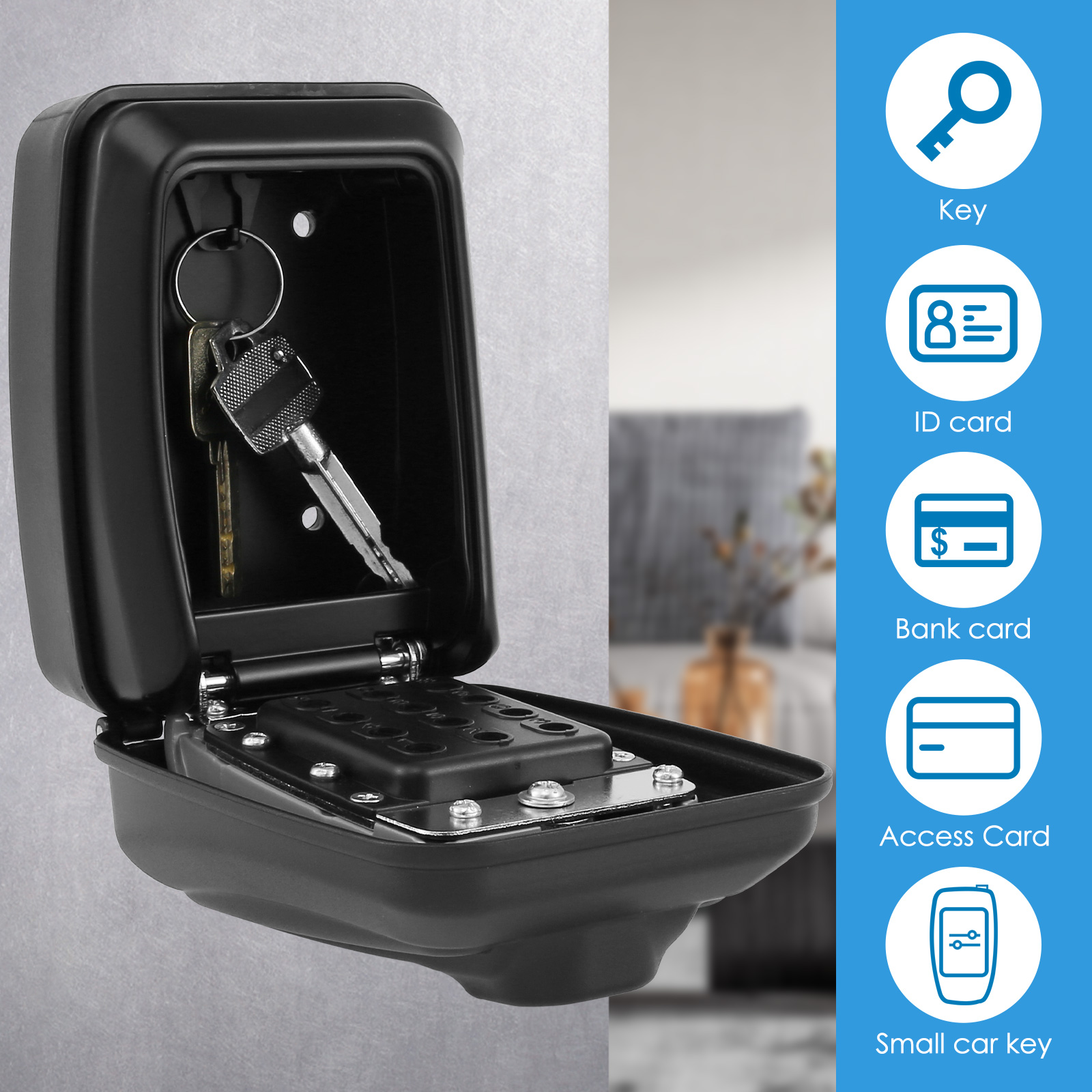 Schlüssels chloss Box Wand mon – Lockbox Key Secure Bewertung und Preis