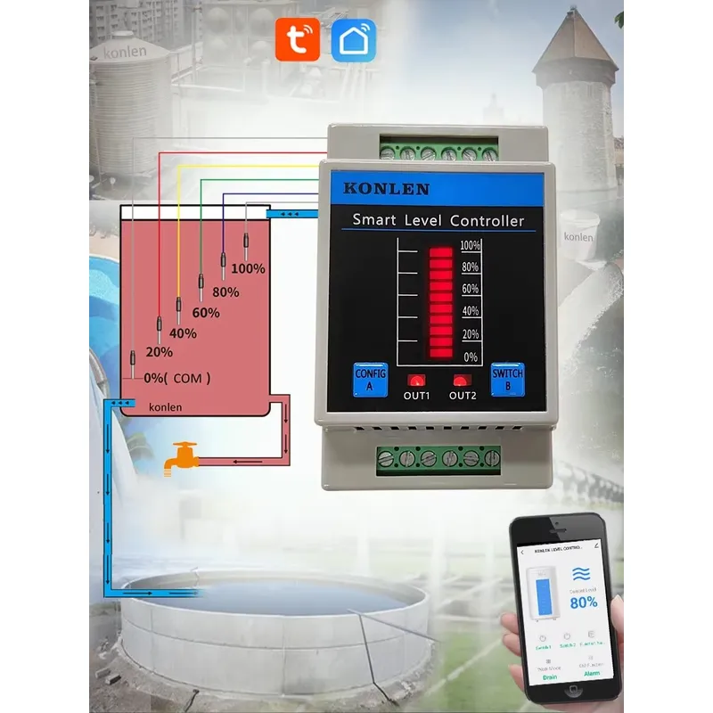 KONLEN WLAN-Wasserstands-Senso – Water Alarm Sensor Bewertung und Preis