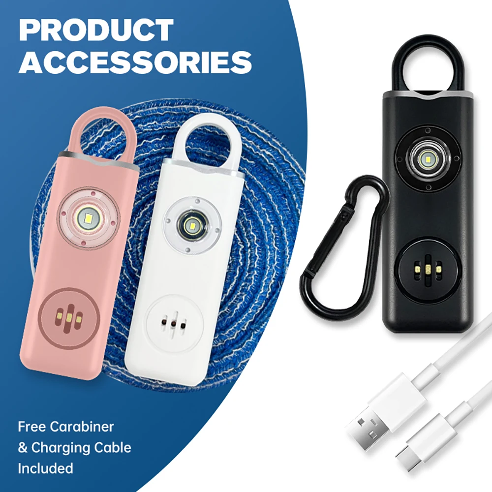 130dB Wiederaufladbarer Persön – Personal Alarm Keychain Bewertung und Preis